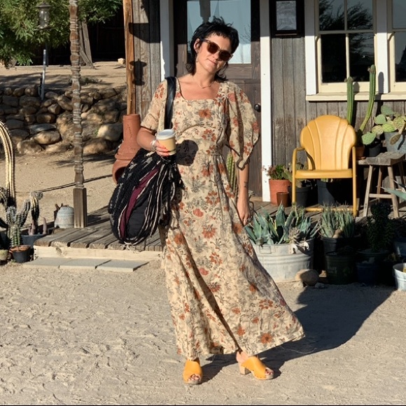 Vintage 70’s Floor-Length Handmade Prairie Dress - Picture 2 of 3